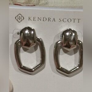 Kendra Scott Silver Kaia Open Frame Earrings